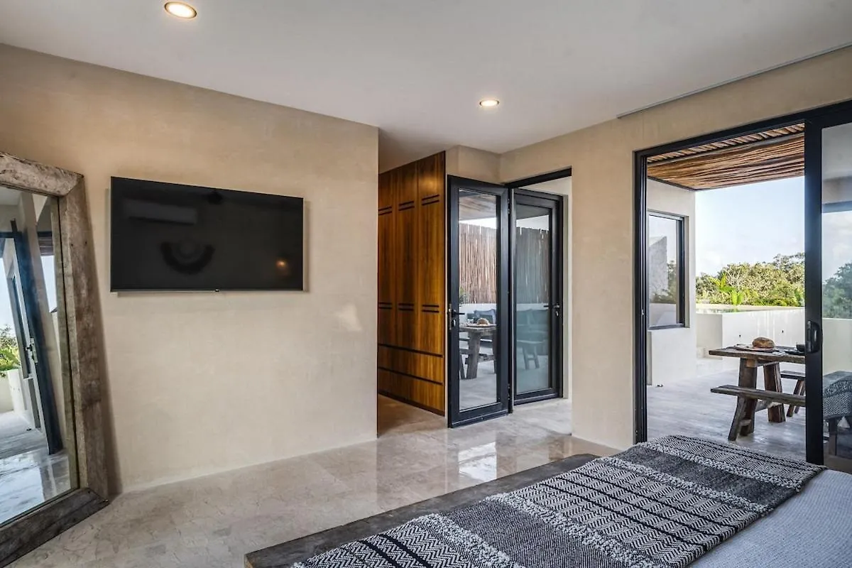 3 Bedroom Penthouse With Private Pool & Sunset Terrace Tulum Apartmán