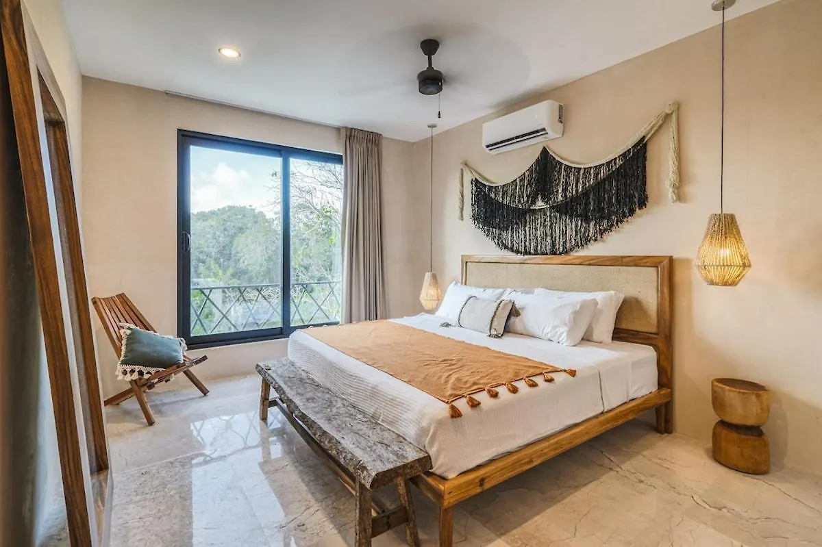 Apartmán 3 Bedroom Penthouse With Private Pool & Sunset Terrace Tulum Mexiko